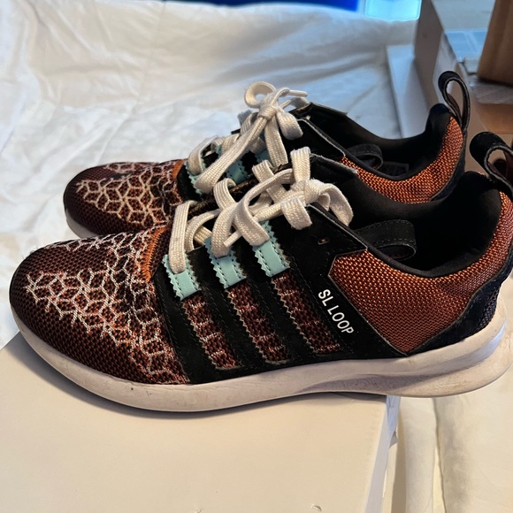 Adidas SL Loop Running Weave Brown Men's Size 8.5 Low Top M#004001 - Picture 7 of 7